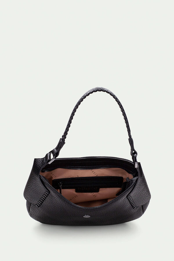 Hispanitas Bolsa hobo arredondada com fecho magnético Preto