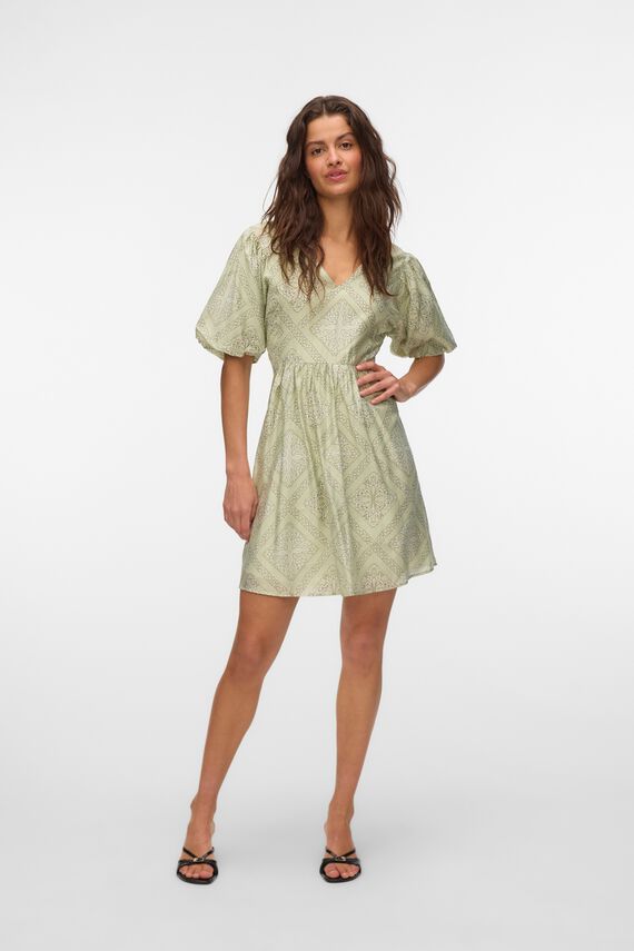 Vestido corto estampado