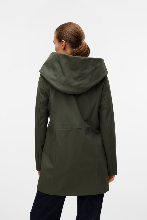Vero Moda Parka resistente à água com capuz Cinzento