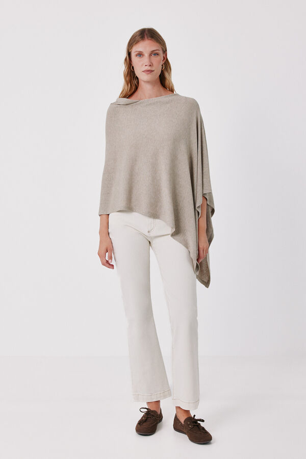 Cortefiel Capa lisa Beige
