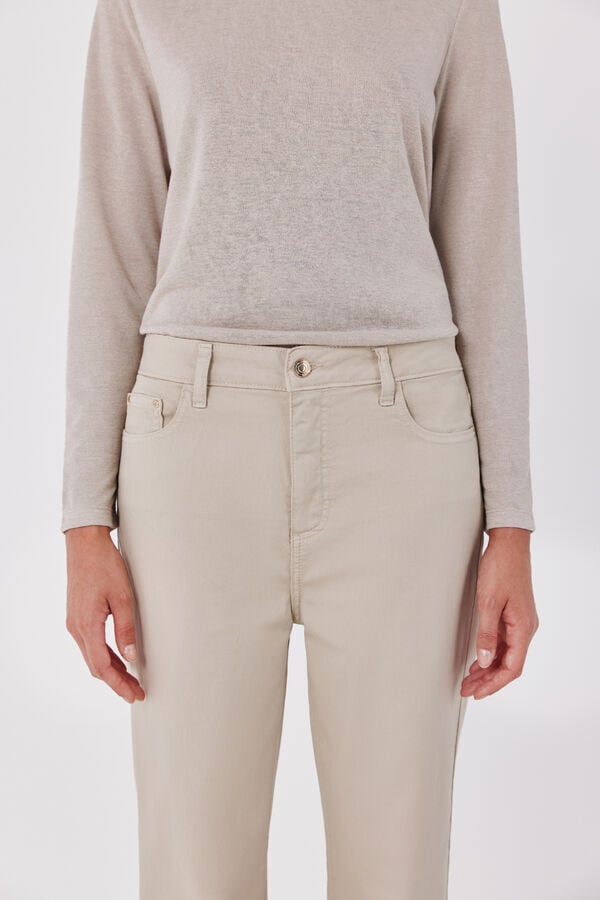 Cortefiel Sensational straight jeans Ivory