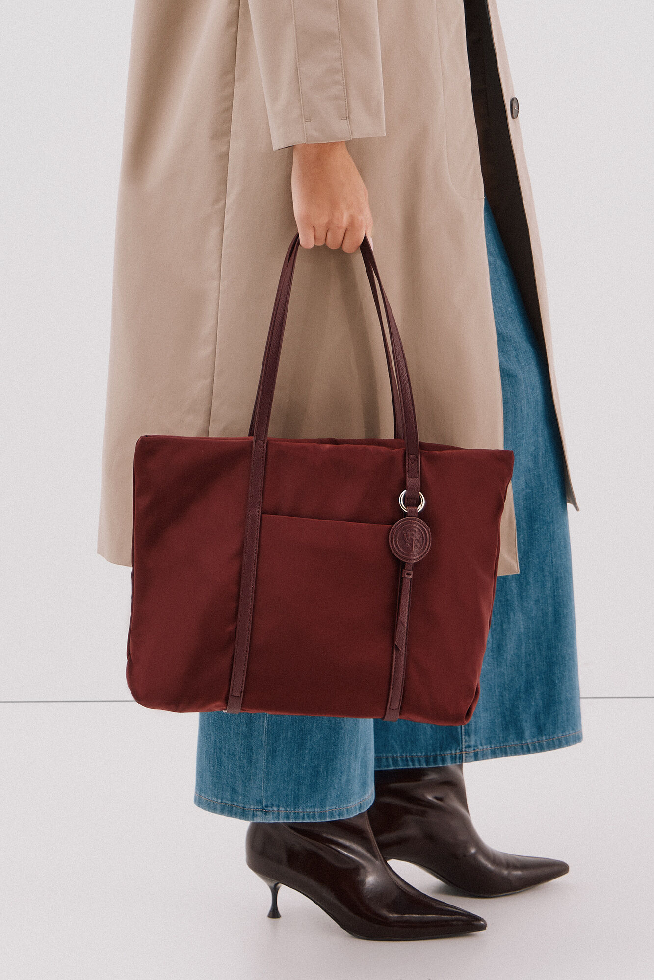 Cortefiel Shopper nylon logo gr