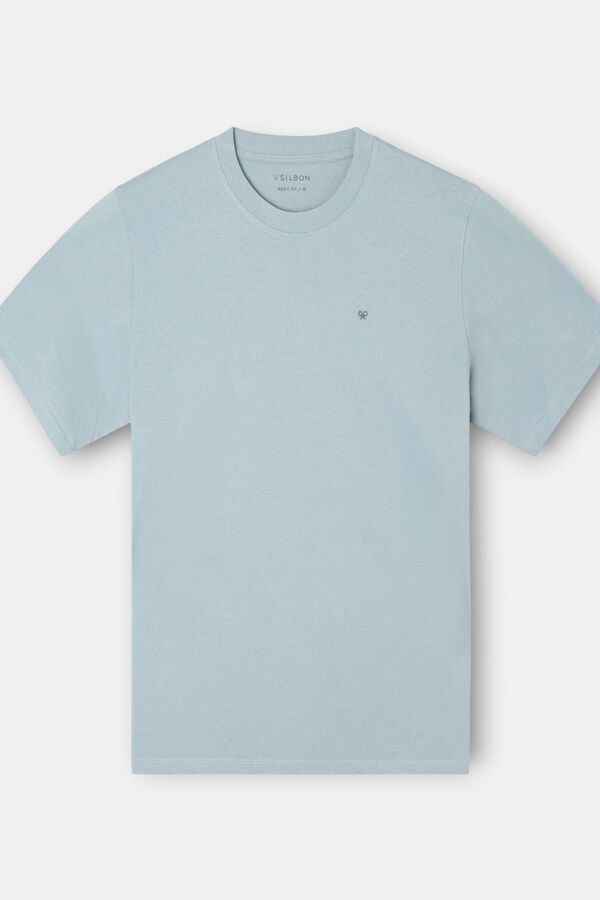 Silbon T-shirt slow summer Azul