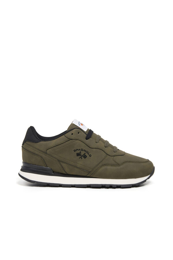 Spagnolo Men's casual running sneakers Green