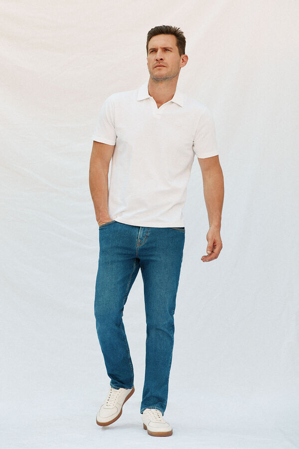 Cortefiel Polo estrutura Branco