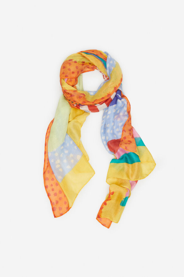 Cortefiel Animal print scarf Multicolour
