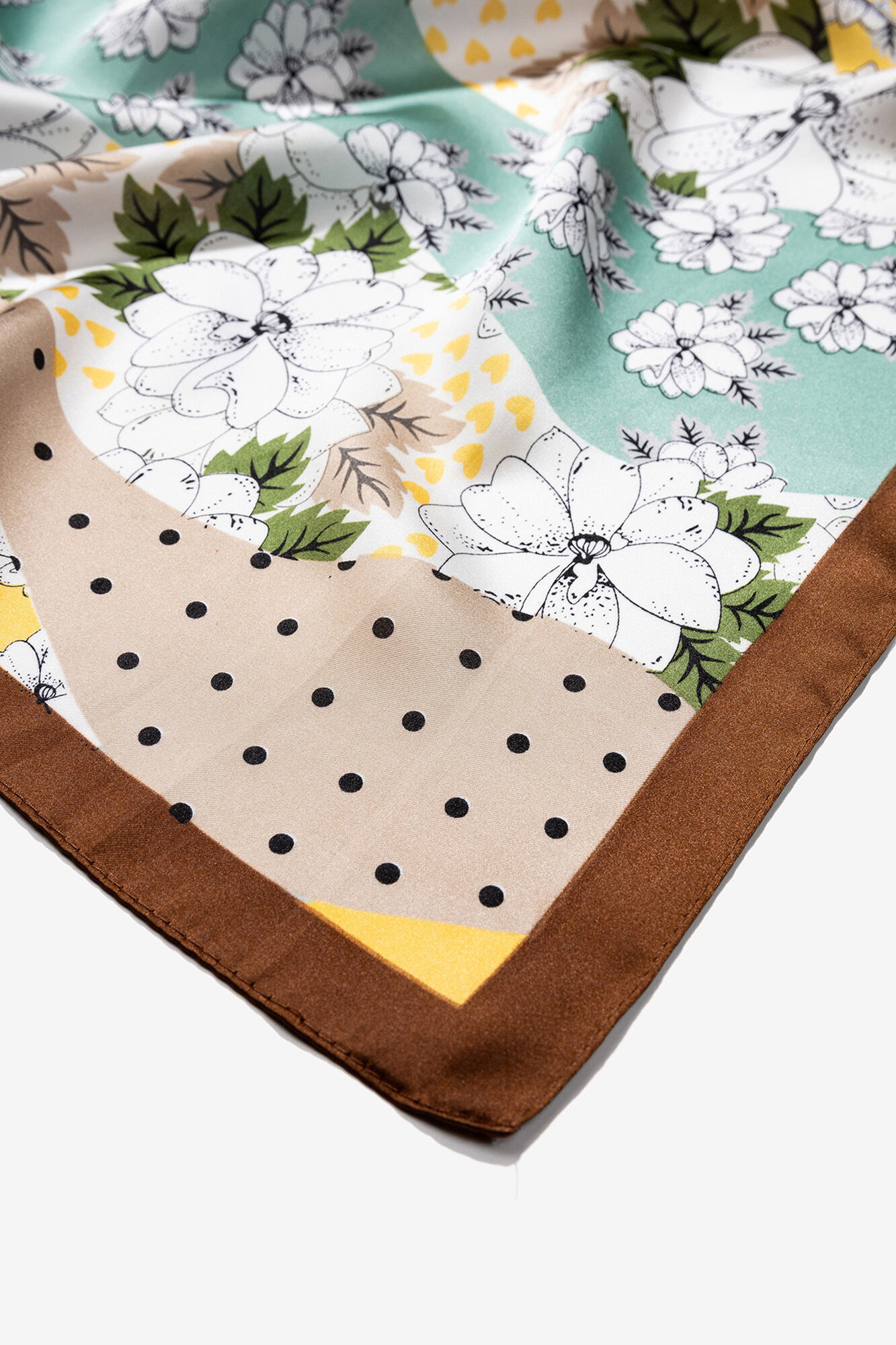 Vilanova Bandana Satinada Floral Combinada