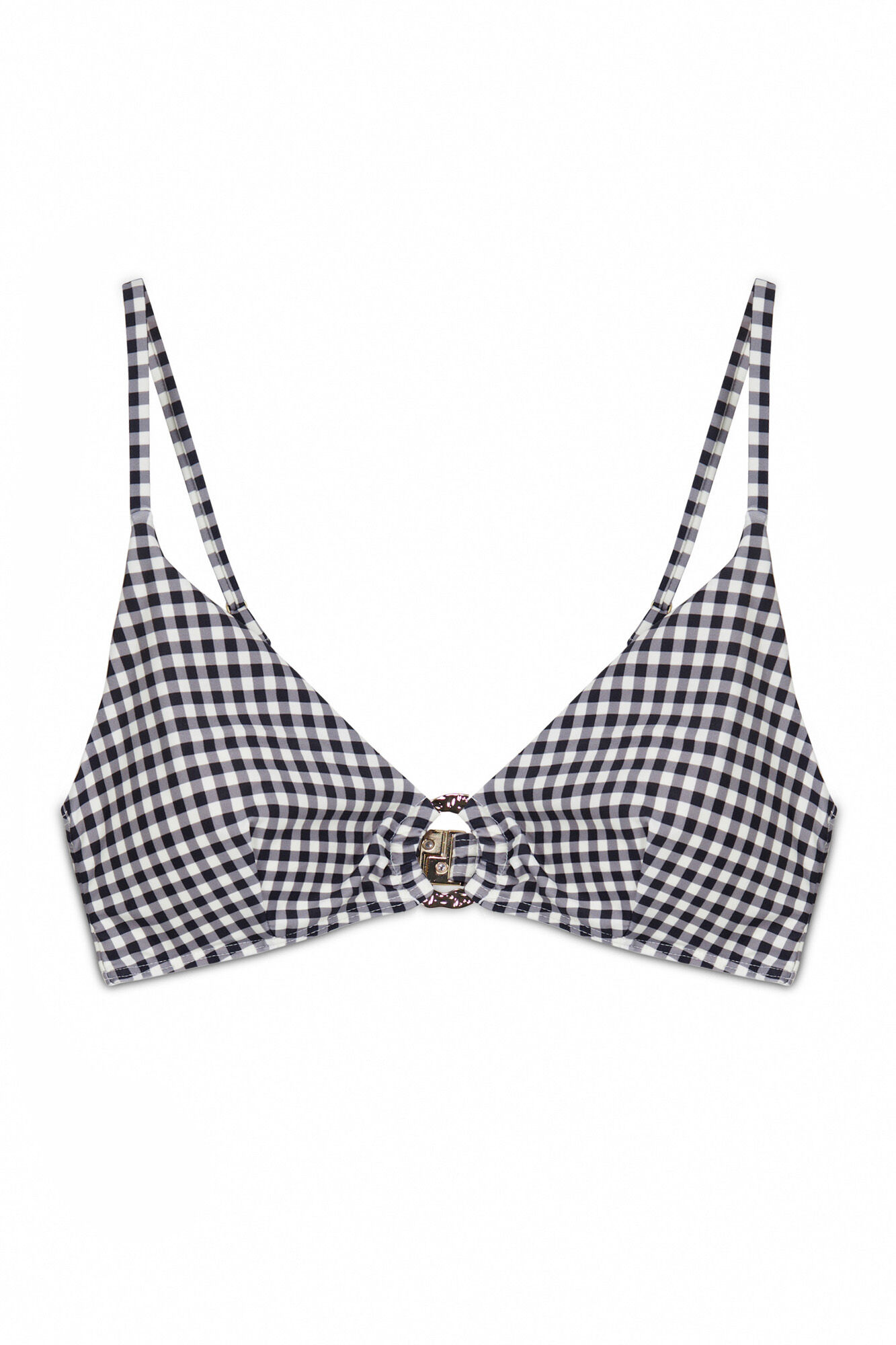 Cortefiel Top de biqu&iacute;ni com argola dourado