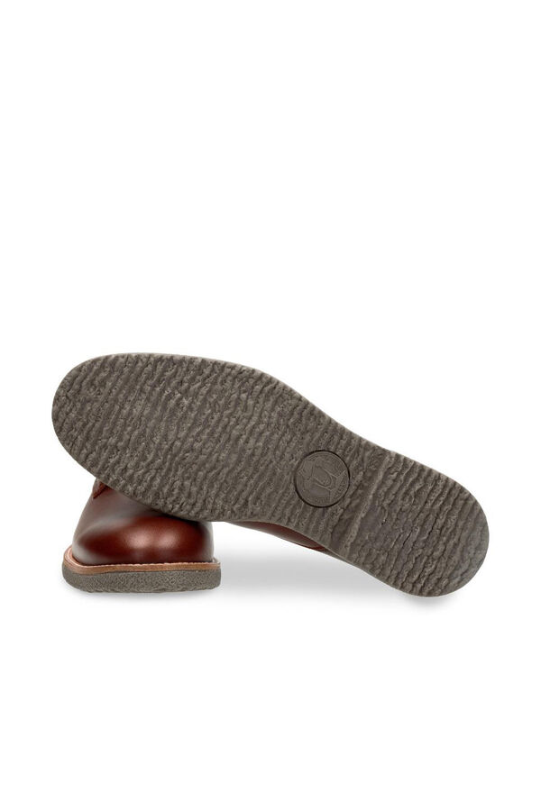 Panama Jack Zapato hombre piel Marr&oacute;n