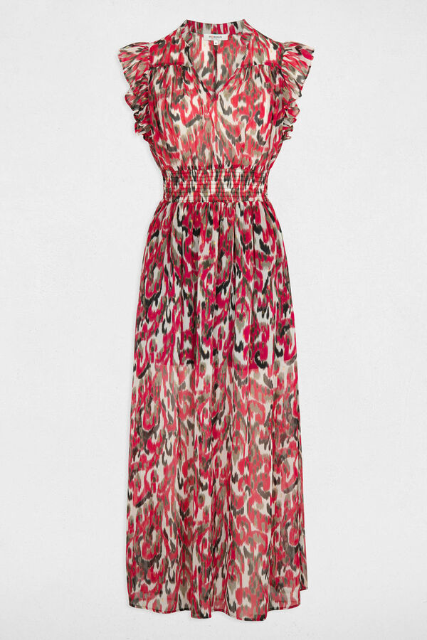 Cortefiel Printed fitted dress Multicolour