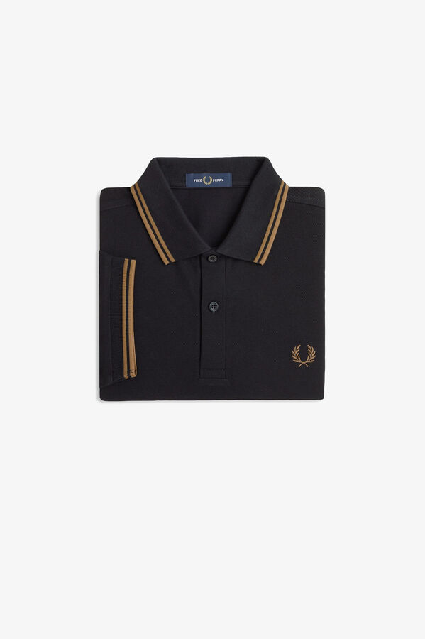 Fred Perry Men's short sleeve piqué polo shirt Black