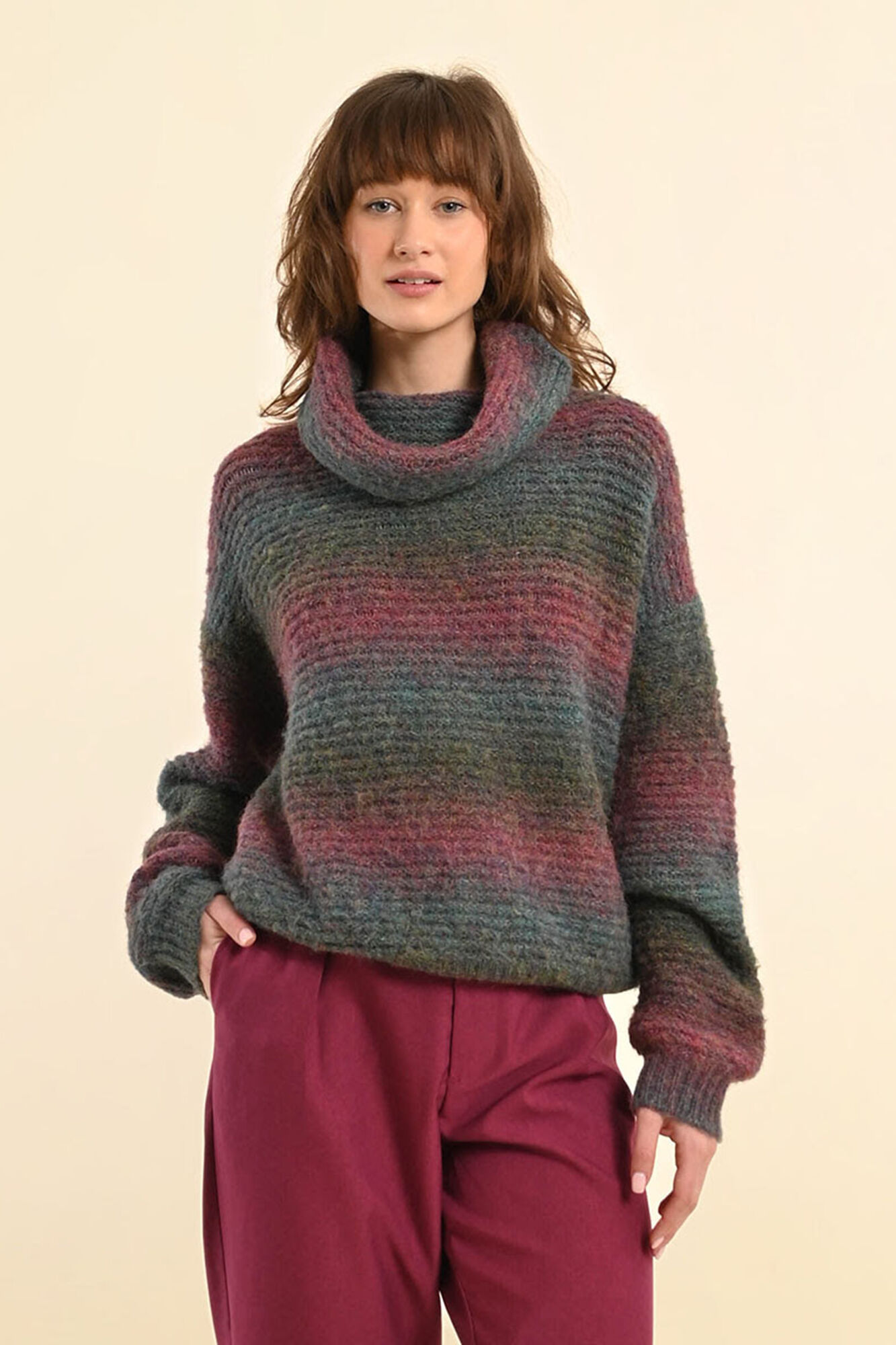 Jersey de mujer de cuello alto Jerseis y cardigans de mujer Cortefiel
