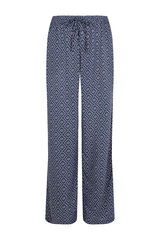 Cortefiel Cal&ccedil;a fluida estampada Azul