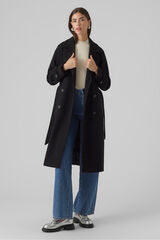 Vero Moda Sobretudo de pano de manga manga Preto