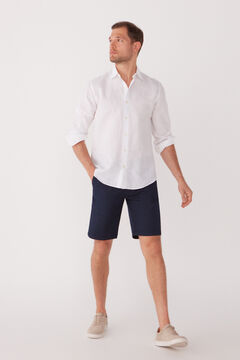 Cortefiel Plain Bermuda shorts Turquoise