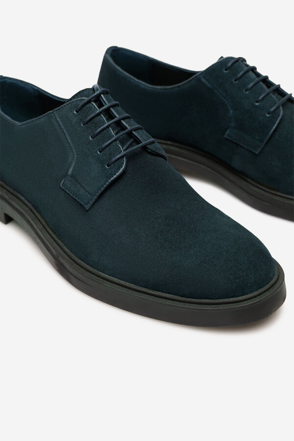 Cortefiel Lace-up trainers Navy