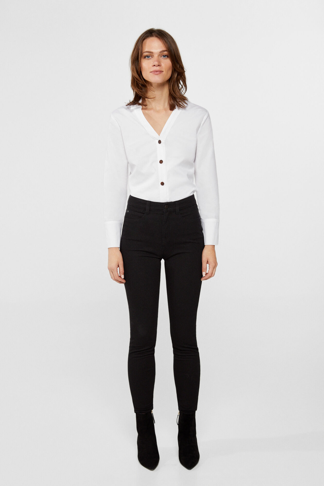Pantalones Mujer | Pantalón Vaquero Reductor Sensational Marrón | Cortefiel  » Saga Paradiso