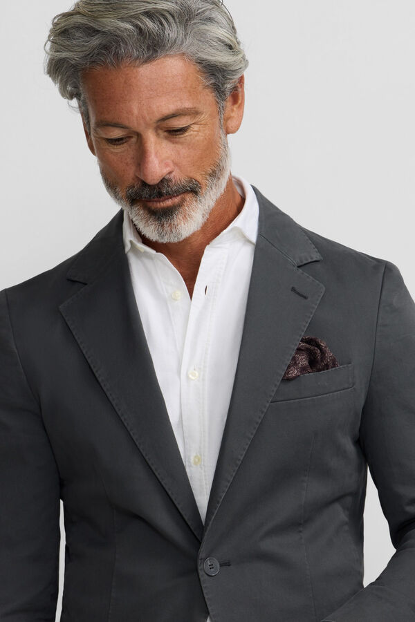 Silbon Americano casual Cinzento
