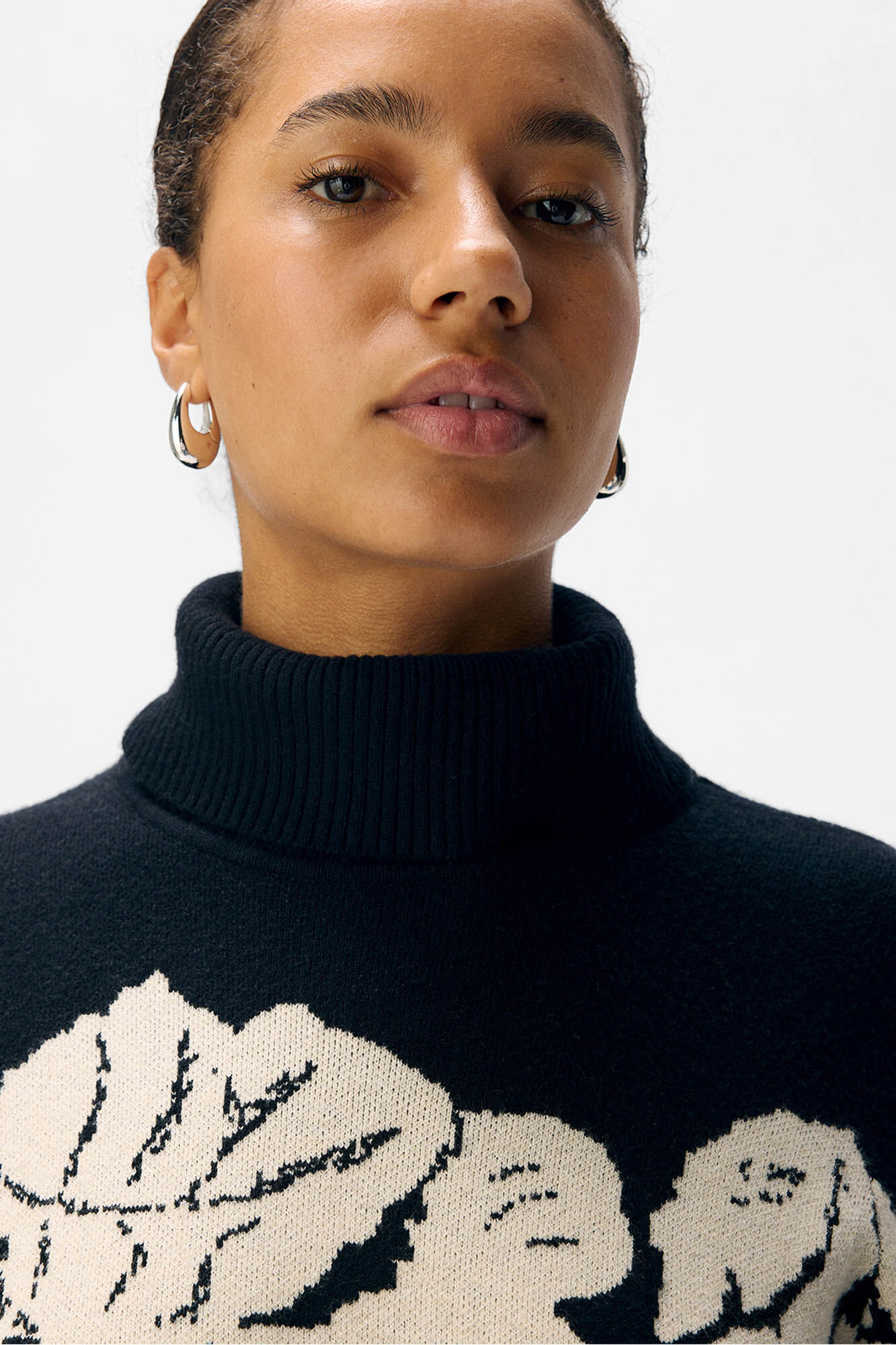 Object Vestido de malha estampado