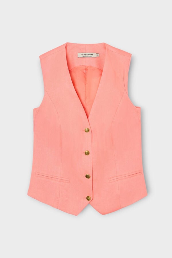 Silbon Colete cl&aacute;ssico Vermelho