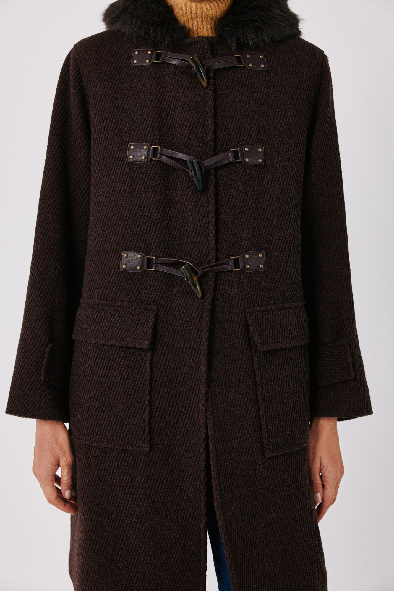 Cortefiel Long duffle coat