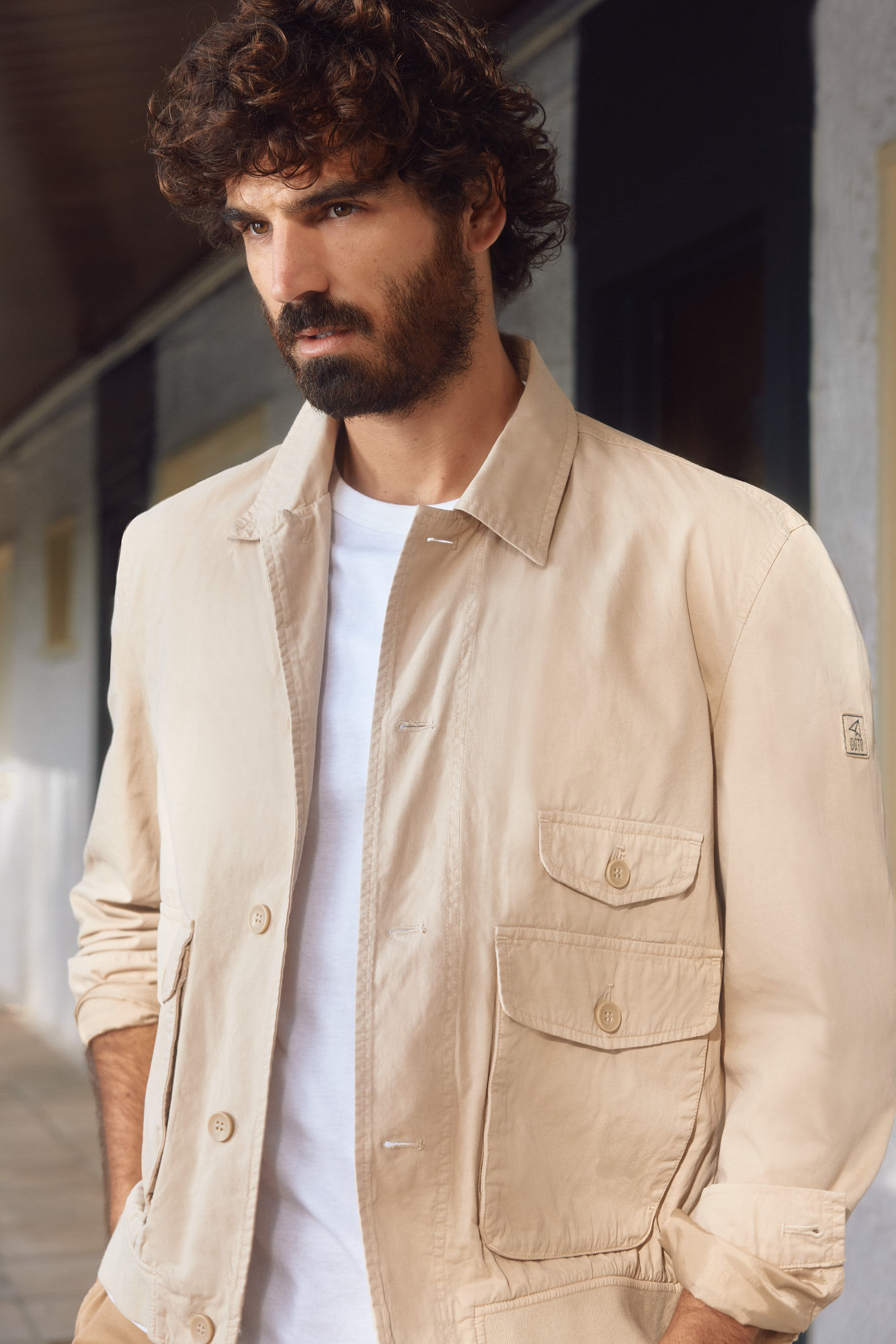 Jacket with pockets Men s jackets gilets and waistcoats Cortefiel