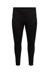 Vero Moda Curve Leggings b&aacute;sicos de cintura larga Preto