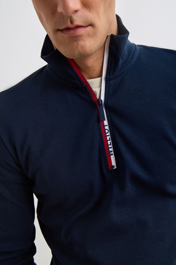 Williot Camisola Meia Fecho-Éclair Azul