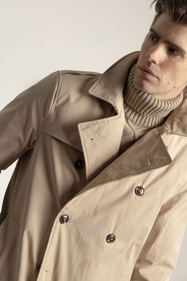 PuroEGO Sobretudo azul marinho Castanho