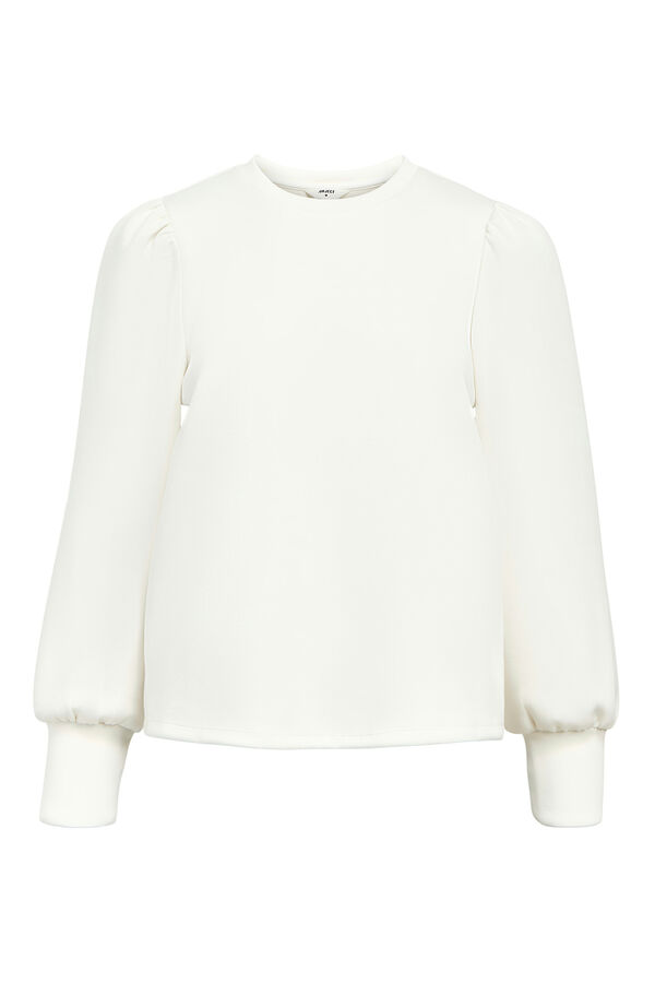 Object Moletom com manga sweatshirt Branco