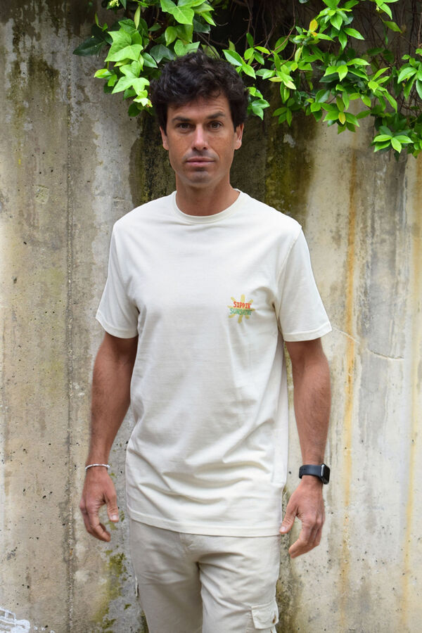 Cloking T-shirt Lavada Berry Best Ecru