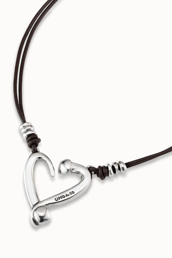 UNOde50 Silver manta ray necklace Grey