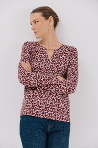 Cortefiel Gold piece top with neckline