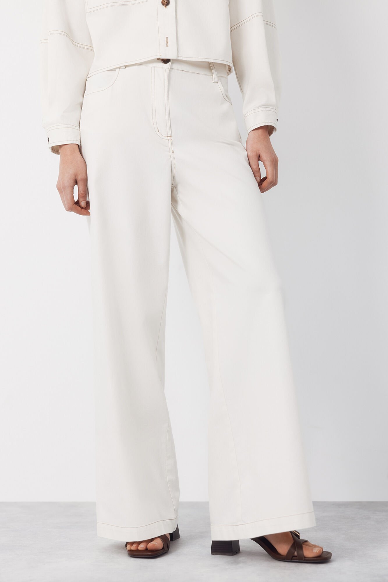 Cortefiel Soft palazzo jeans
