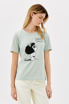 Cortefiel Mafalda T-shirt Printed white