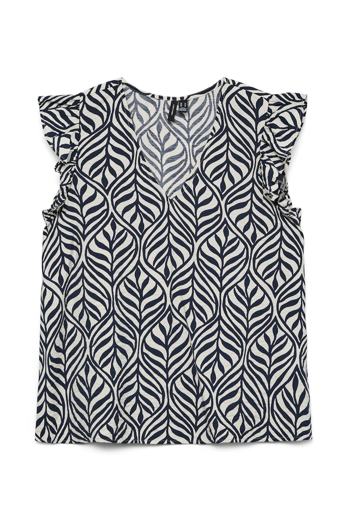 Vero Moda Blusa com folhos nas mangas com decote