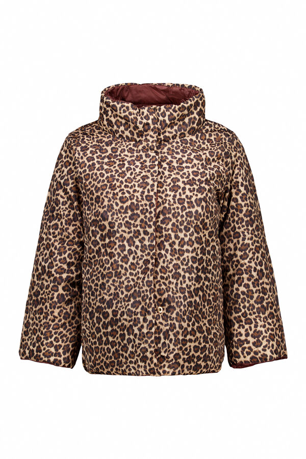 Cortefiel Reversible Thermolite® jacket Maroon