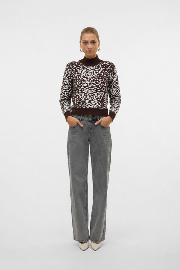 Vero Moda Camisola de gola alta Multicolorido