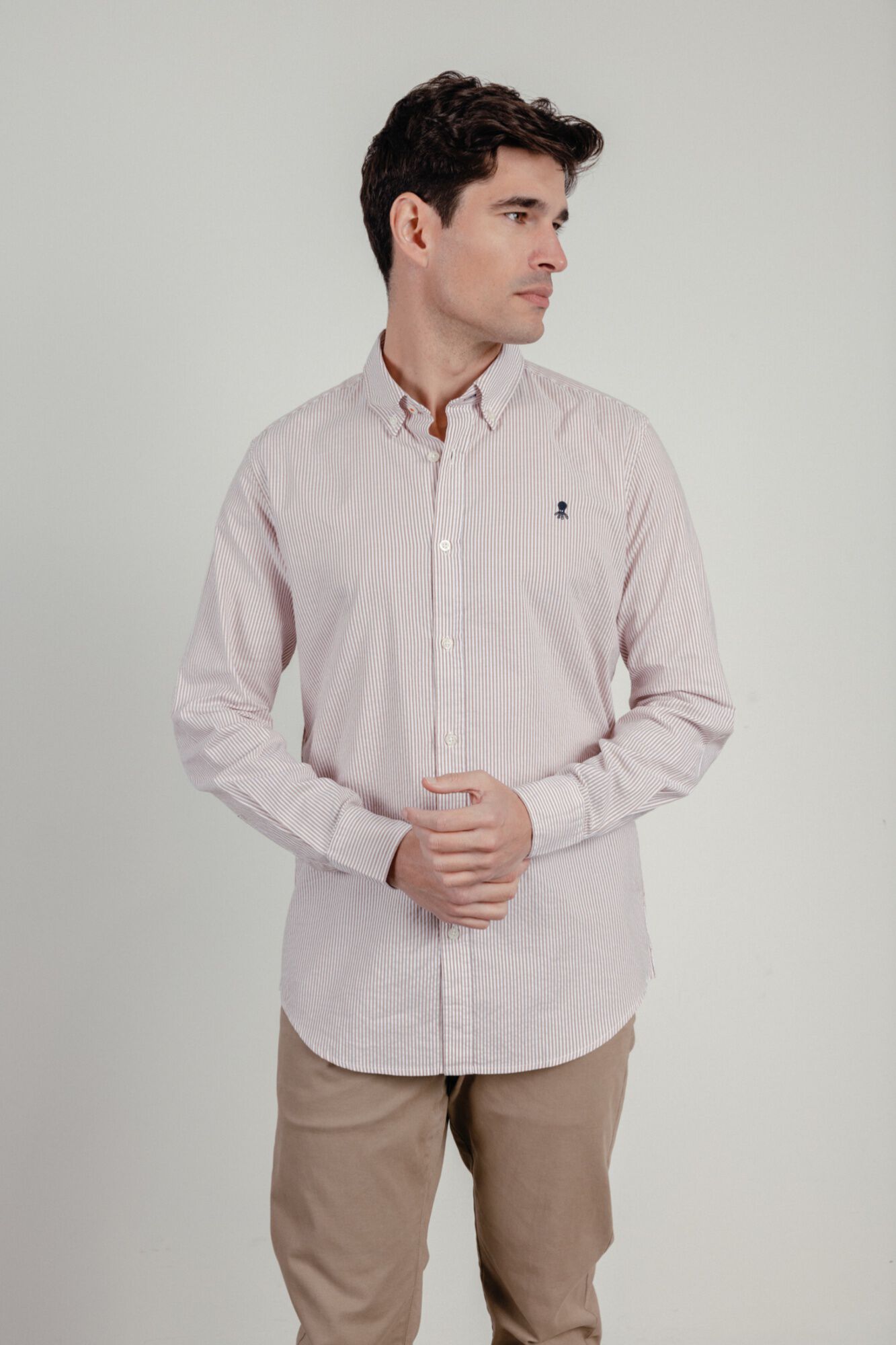 elPulpo Camisa casual em popelina