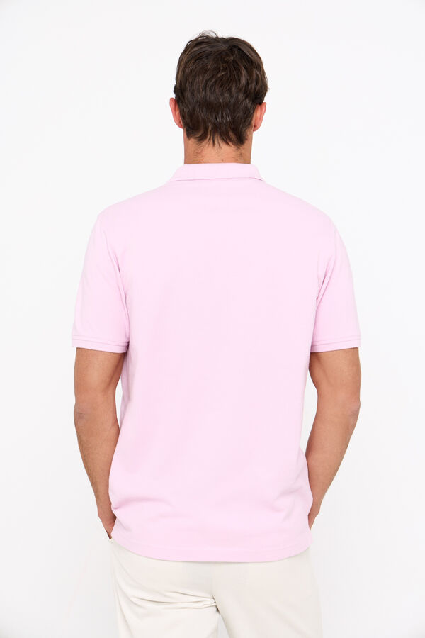 Cortefiel Polo básico Pink