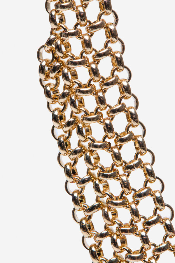 Cortefiel Maxi chains necklace Gold