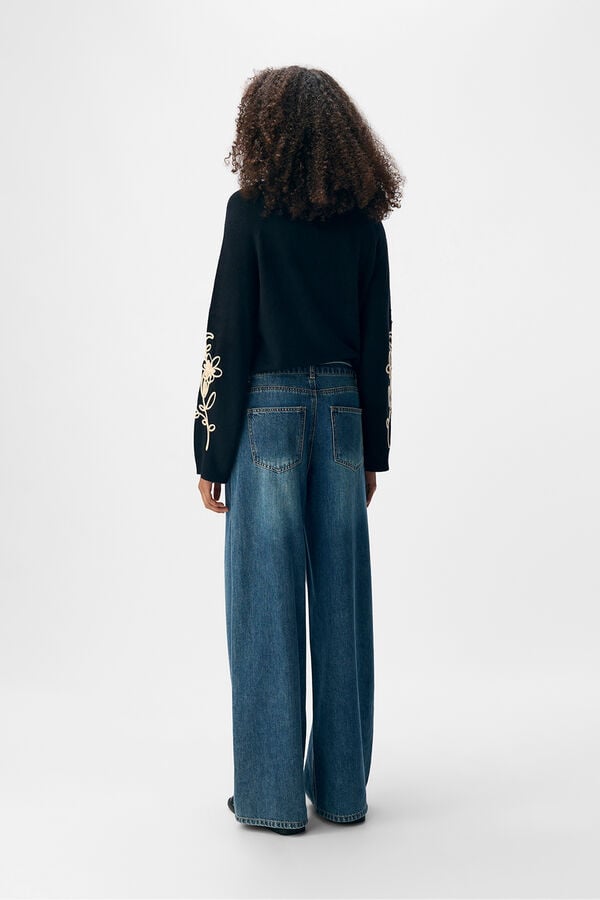 Object Calça fluidas Tencel Azul