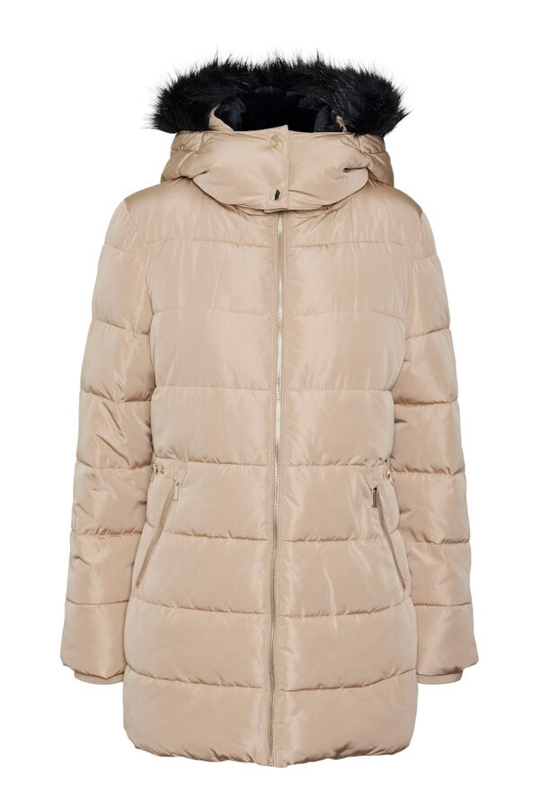 Vero Moda Casaco midi sobretudo  Castanho