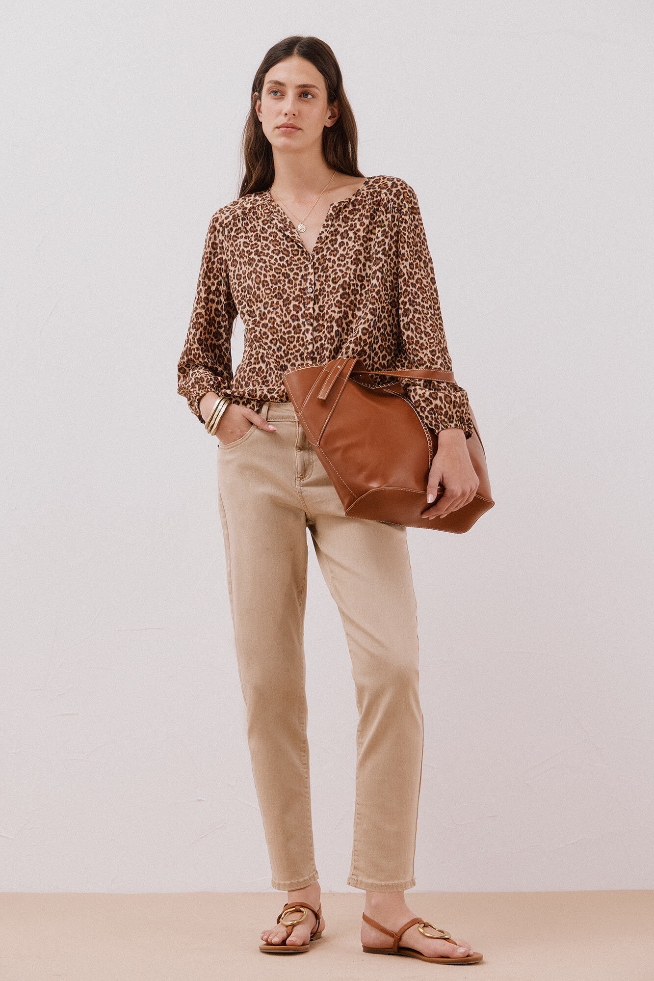 Cortefiel Round neck blouse