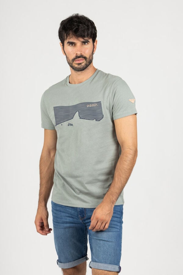 Privata T-shirt de manga curta Verde