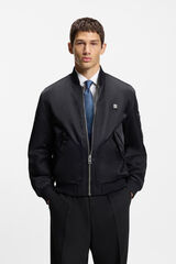 HUGO Gravata seda Azul