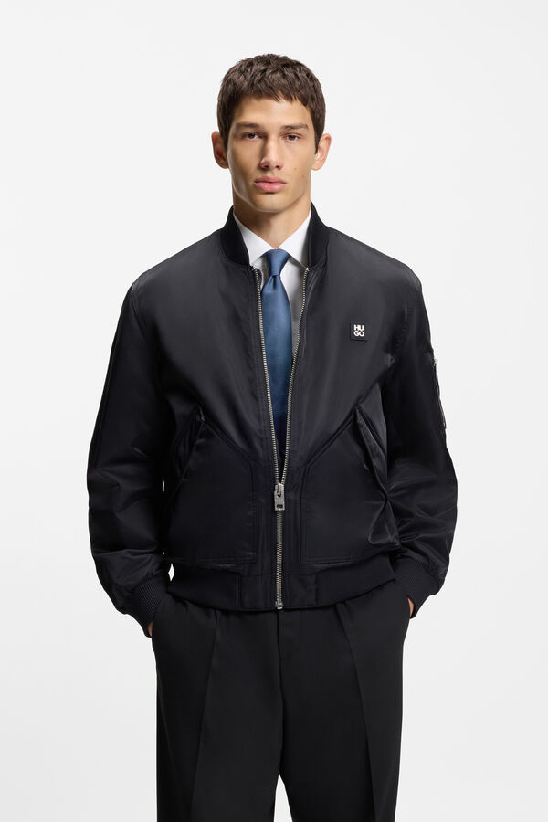 HUGO Gravata seda Azul