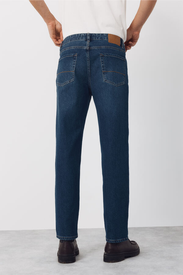 Cortefiel Straight-fit jeans Blue