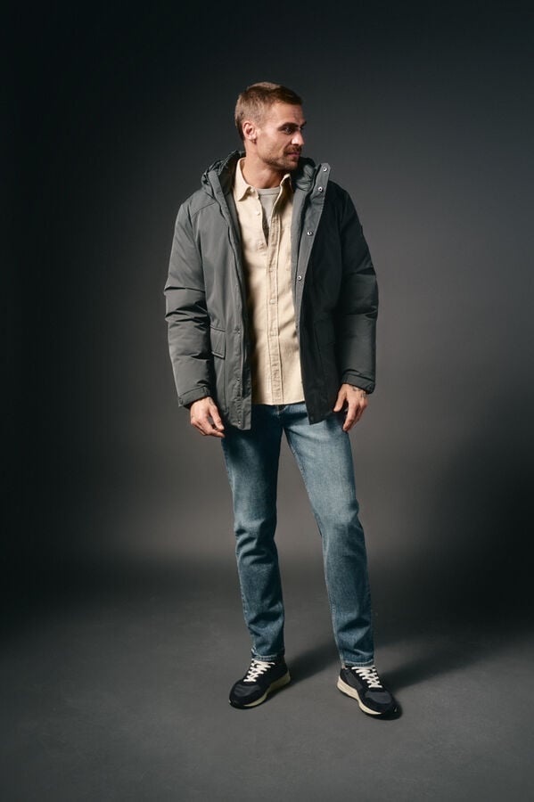 OOTO Plain corduroy shirt Beige