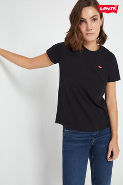 Cortefiel Logo short-sleeved Levi's® T-shirt Black